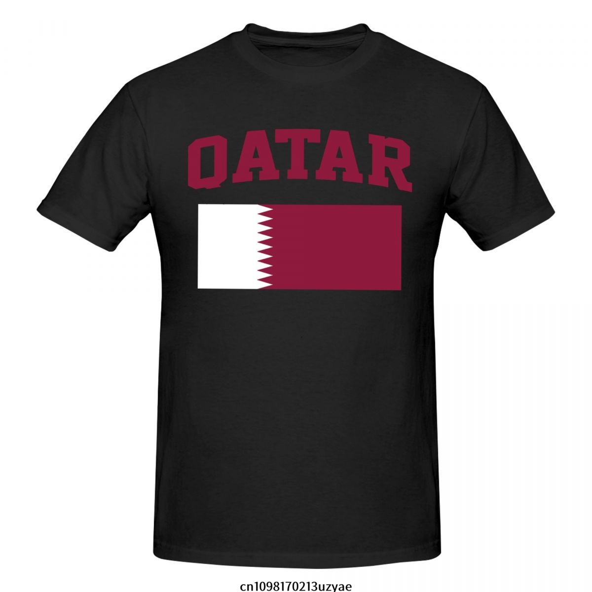 Men'S Fashion Qatar - تي شيرت بعلم قطر للرجال، تي