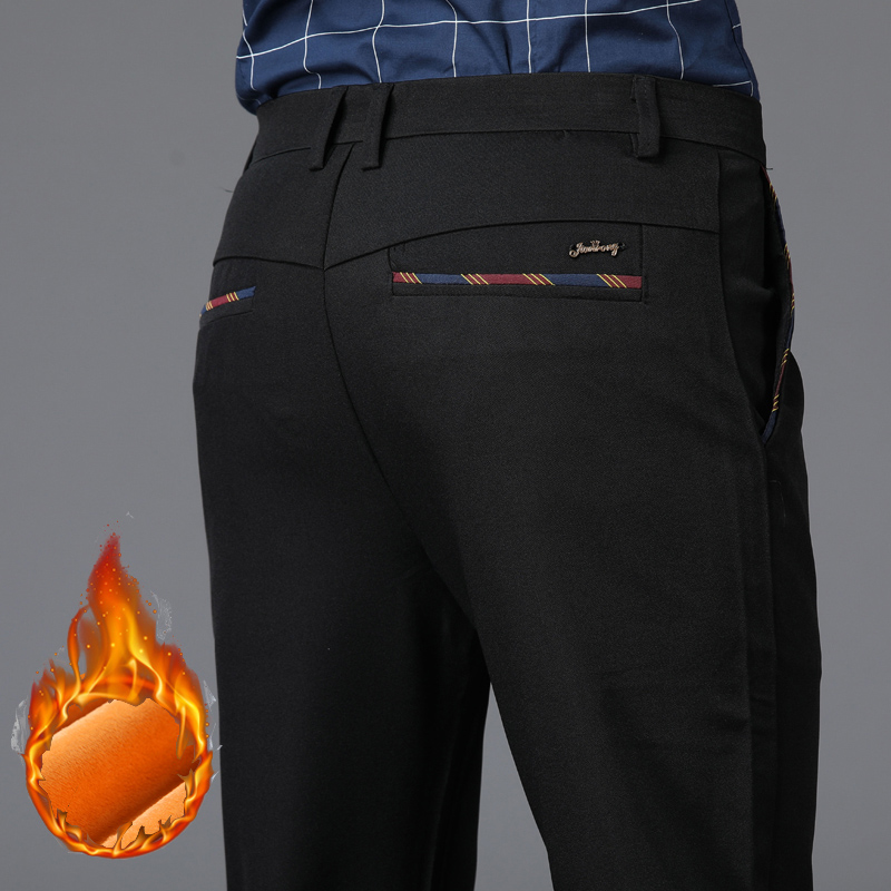Formal Trouser Stretch - بنطال بدلة عمل كاجوال حراري للرجال