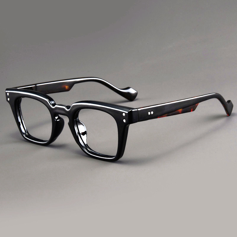 Men'S Fashion Non Prescription Glasses - نظارات جديدة بإطار كبير، إطارات مربعة