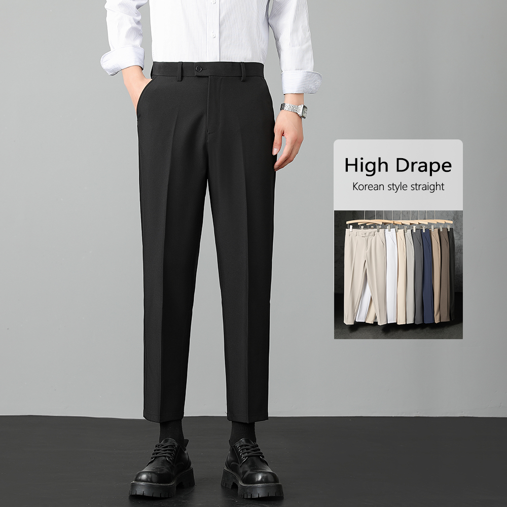 Formal Trouser Stretch - بنطلون رجالي رسمي مستقيم ومرن على