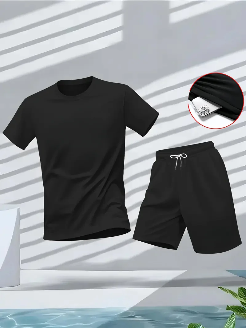 Mens Fashion Clothes - طقم بدلة رجالي من قطعتين، تصميم