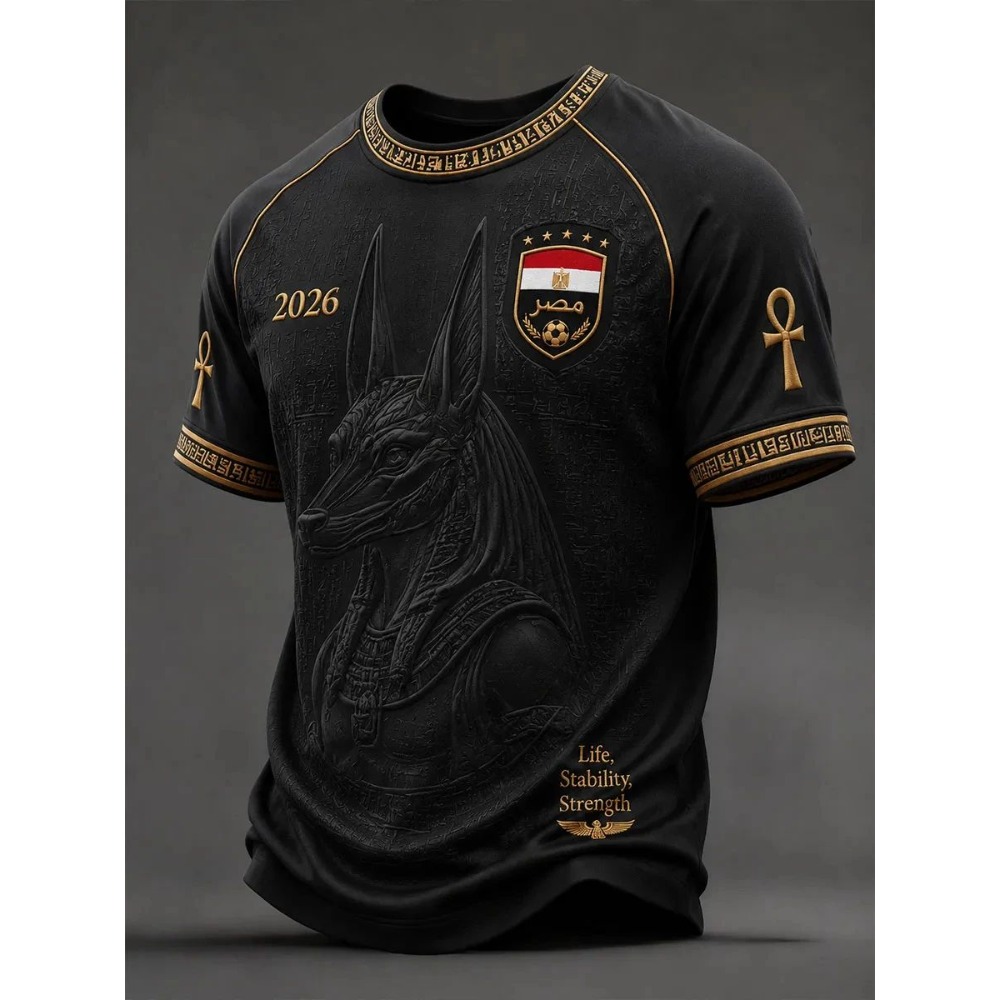 Men Fashion Egypt - قميص كرة قدم رجالي صيفي 2026