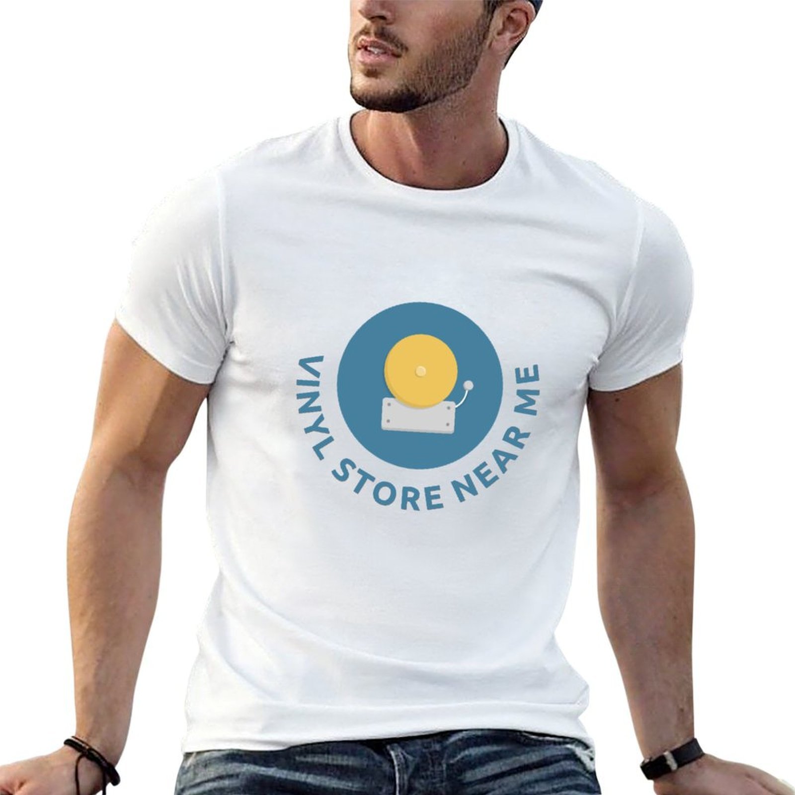 Men'S Fashion Near Me - متجر الفينيل بالقرب مني - تي
