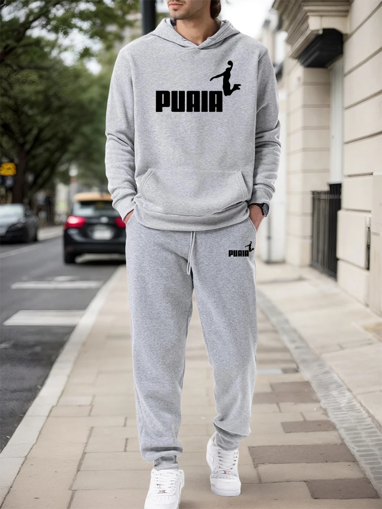 Mens Fashion Urban - طقم رجالي/هودي/بنطلون خريف وشتاء 2026، ملابس