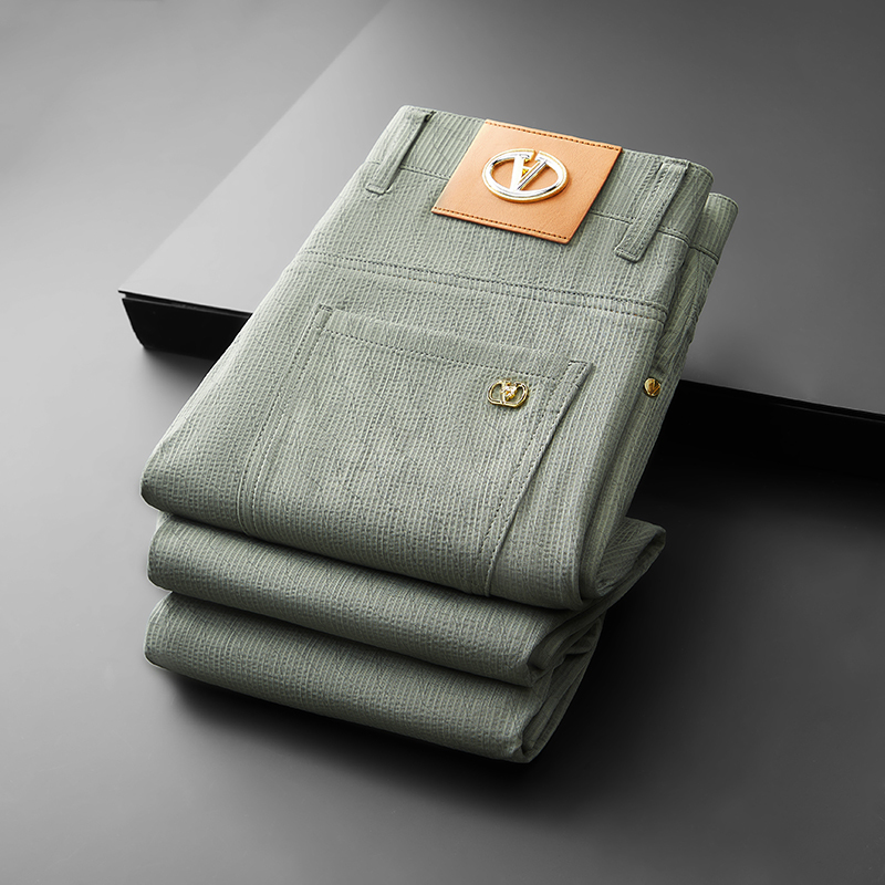 Formal Trouser Stretch - بنطلون رجالي صيفي من الحرير الجليدي