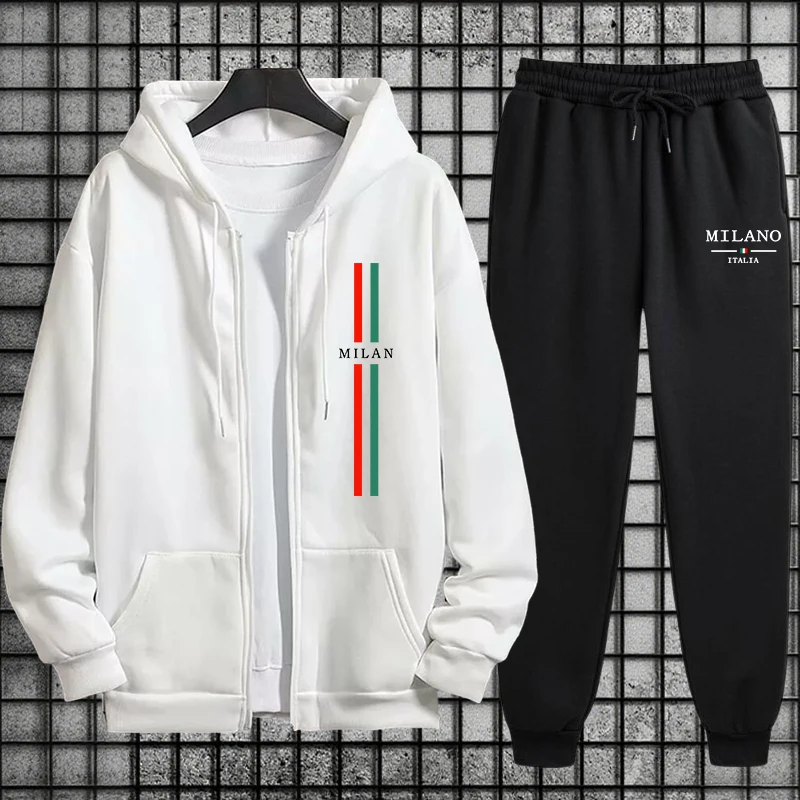 Milan Men'S Fashion - طقم رياضي رجالي عصري وعالي الجودة