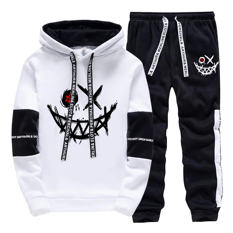 Mens Fashion Urban - طقم رجالي/هودي/بنطلون خريف 2026، ملابس رياضية