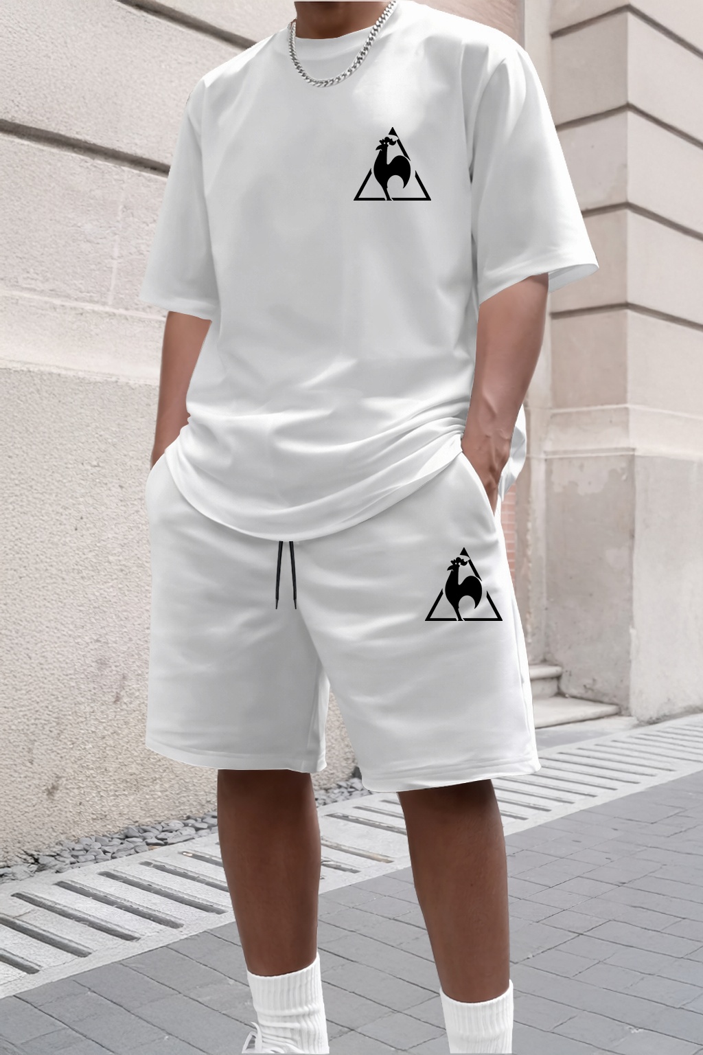 Mens Fashion Clothes - مجموعة صيفية عصرية من قطعتين للشباب: