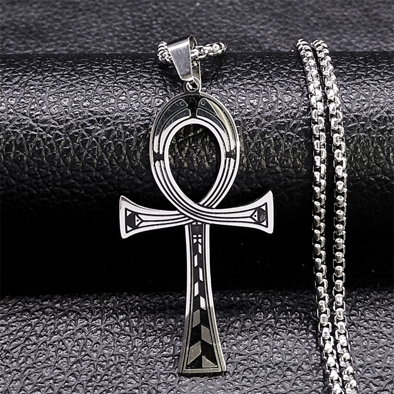 Men Fashion Egypt - مصر عنخ الصليب مفتاح الحياة قلادة