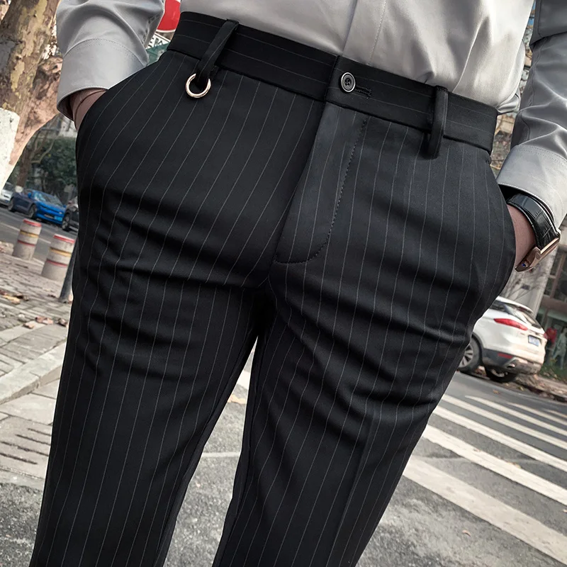 Formal Trouser Stretch - بدلة رجالية سروال فستان سروال جديد