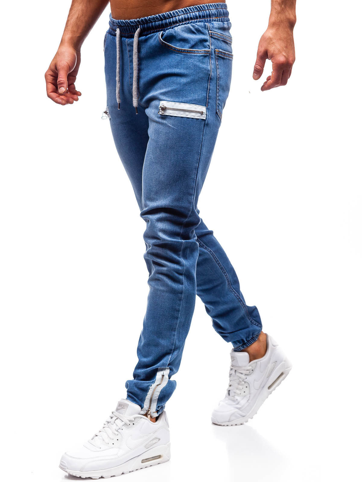 الجينز الرجال عادية الرباط مرو - مراجعة Skinny Jeans Ripped وسعره