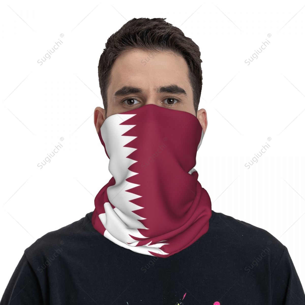 وشاح رقبة للجنسين بتصميم علم ق - مراجعة Men'S Fashion Qatar وسعره