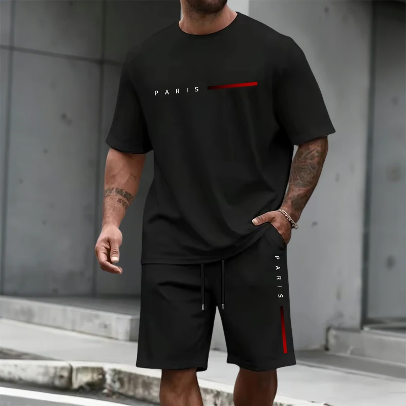 طقم رجالي صيفي عصري بأكمام قصي - مراجعة Mens Fashion Urban وسعره