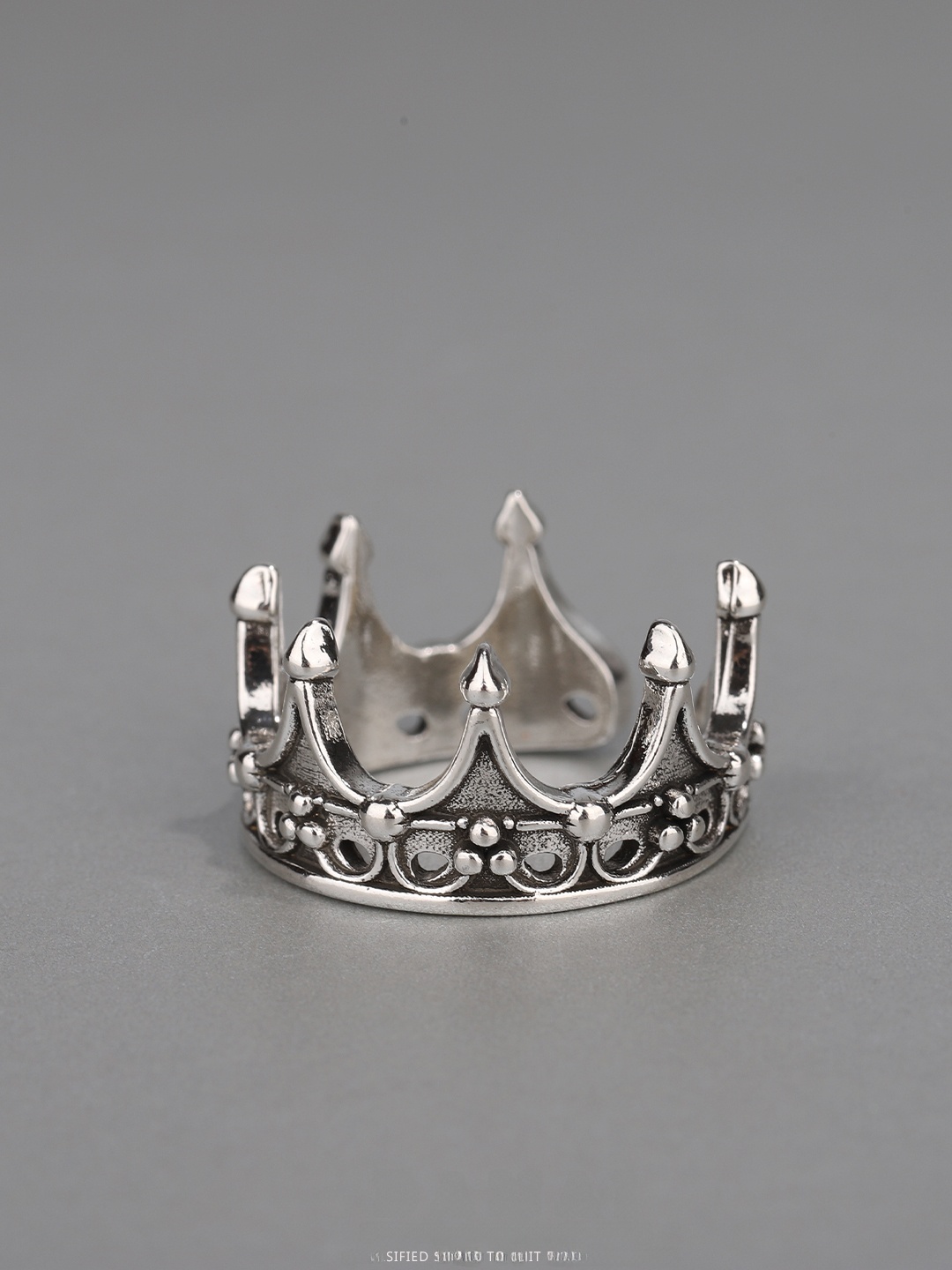 خاتم تاج قوطي قابل للتعديل بتص - مراجعة Men'S Fashion Rings وسعره