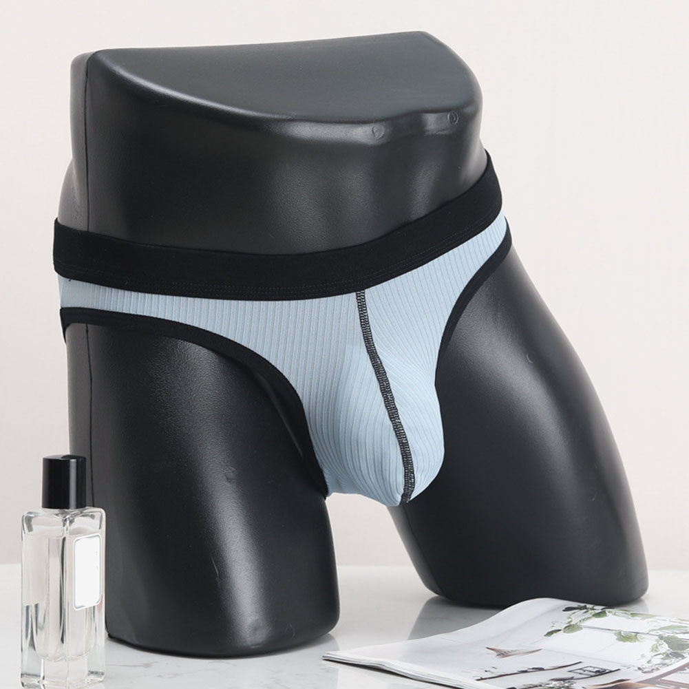 سراويل داخلية بلون موحد أزرق د - مراجعة Men'S Fashion Underwear Brands وسعره