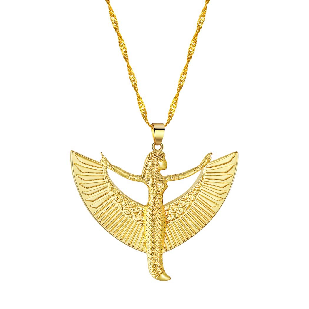 QIAMNI المصرية إلهة إيزيس قلاد - مراجعة Men Fashion Egypt وسعره