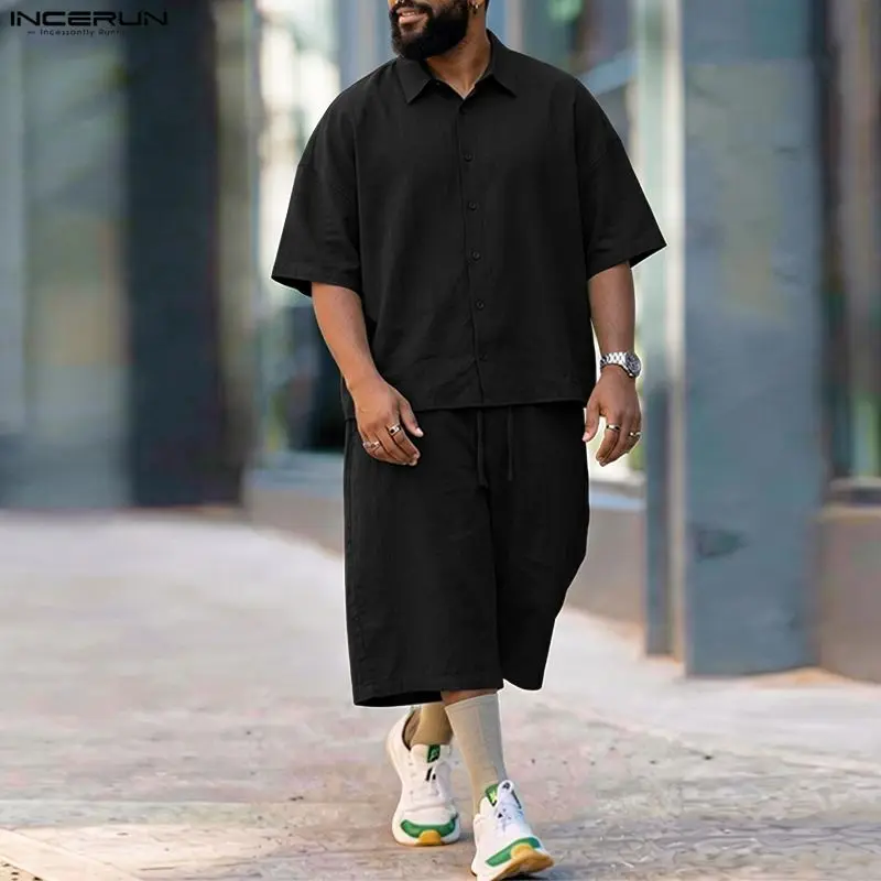 طقم رجالي من INCERUN، قميص بأك - مراجعة Men'S Fashion Pants وسعره