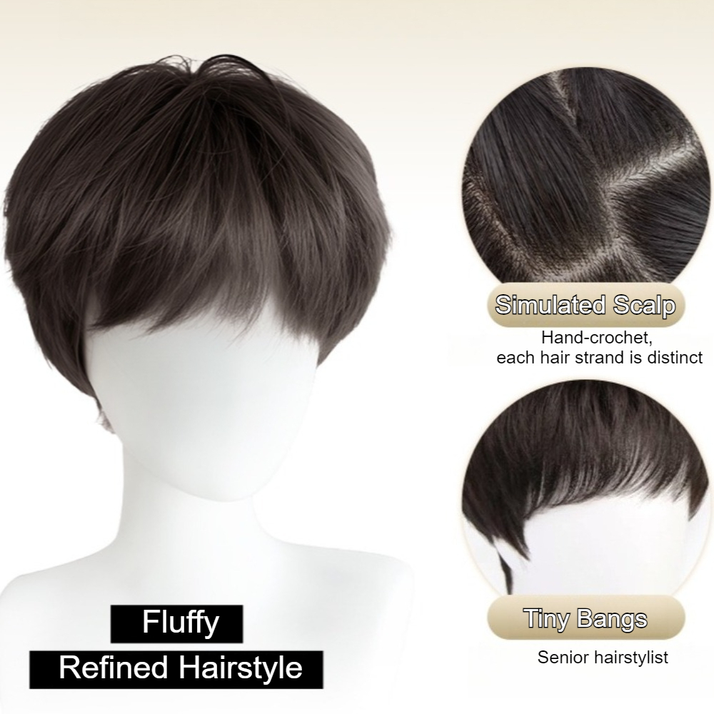أزياء الاصطناعية شعر مستعار مس - مراجعة Men Fashion Hair Style وسعره