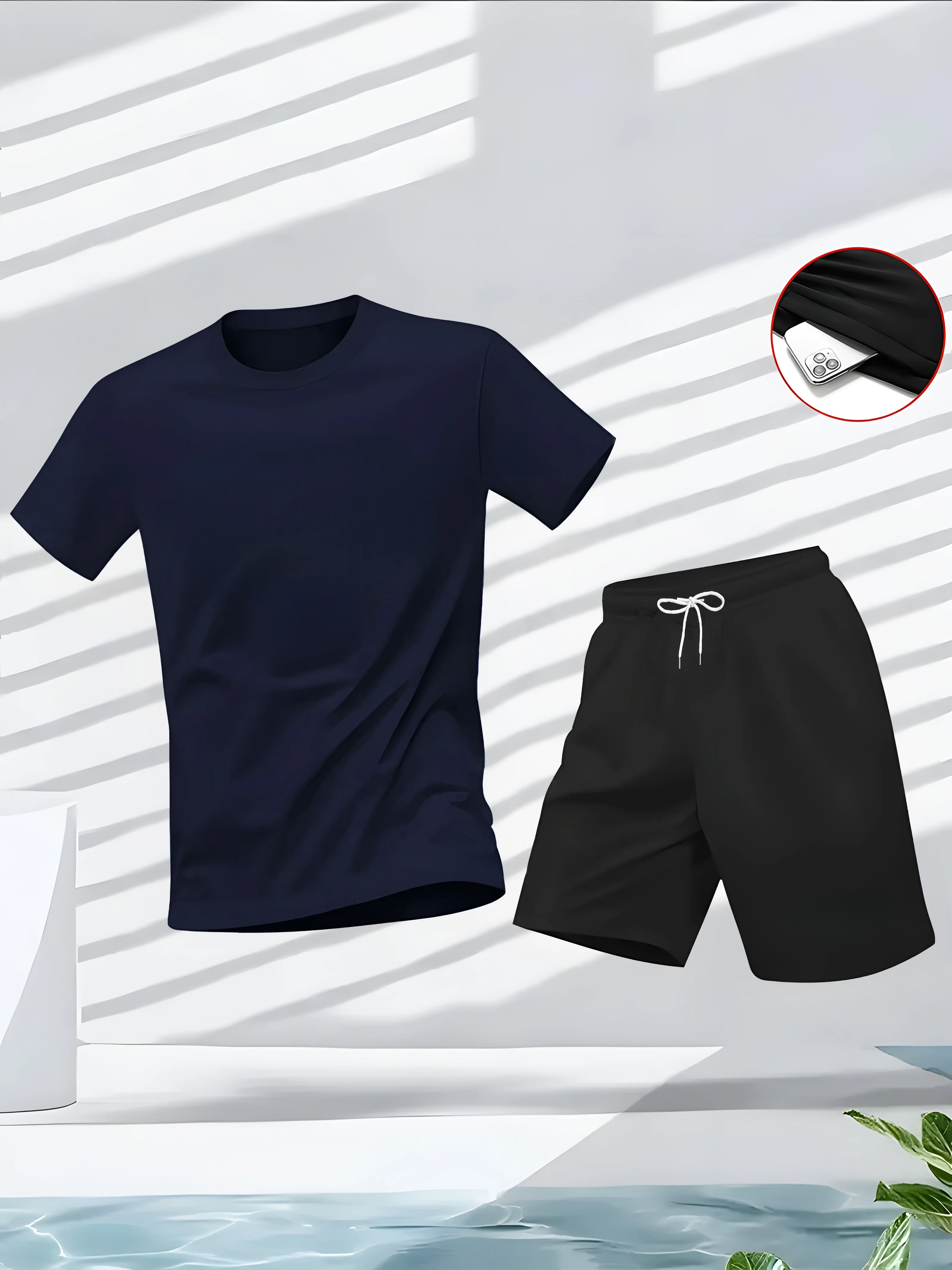 طقم بدلة رجالي من قطعتين، تصمي - مراجعة Mens Fashion Clothes وسعره
