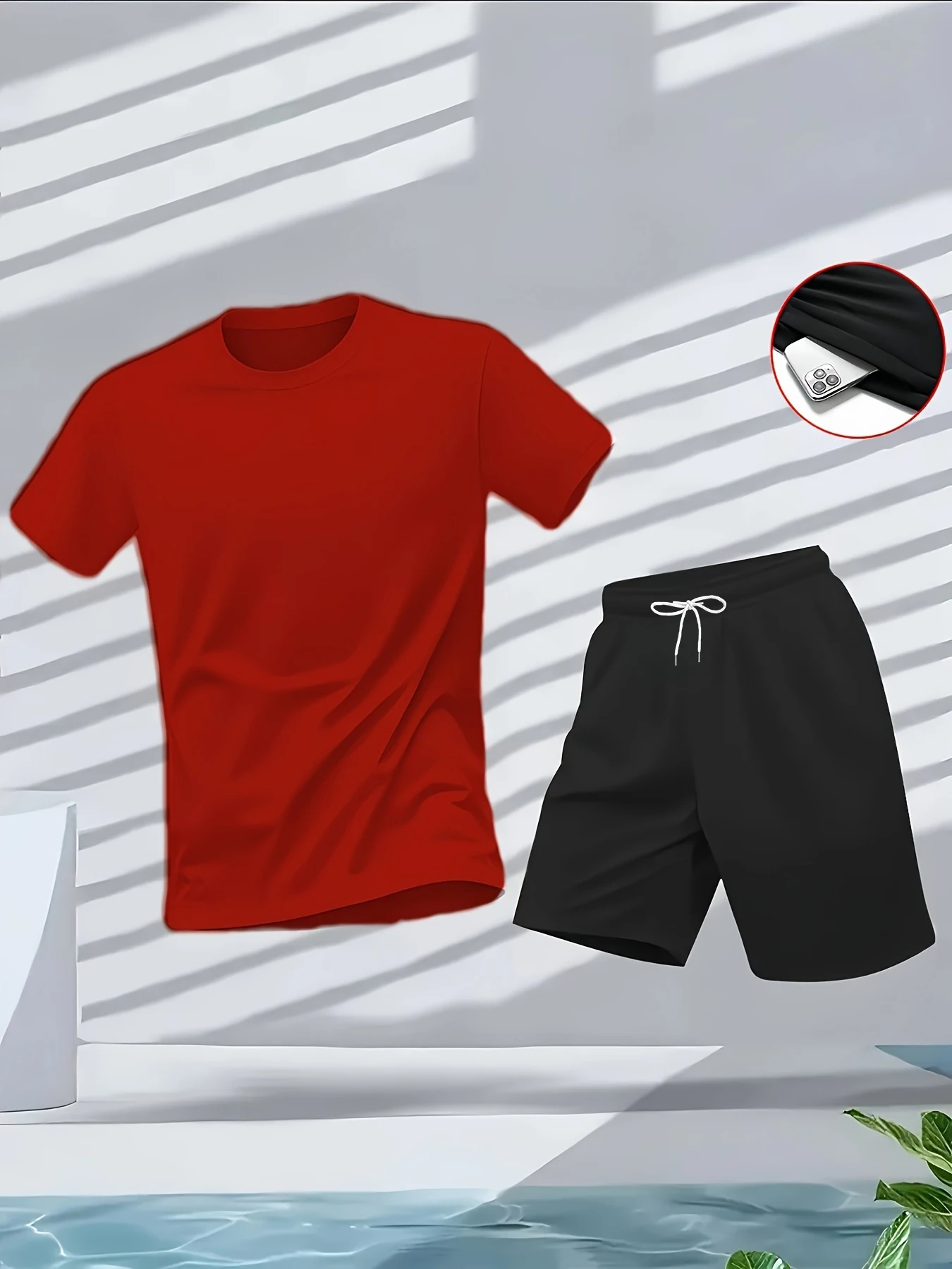 طقم بدلة رجالي من قطعتين، تصمي - مراجعة Mens Fashion Clothes وسعره