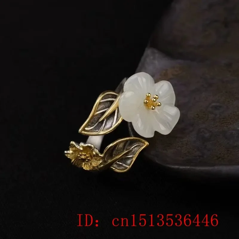 925 الفضة الأبيض Hetian اليشم  - مراجعة Men'S Fashion Rings وسعره