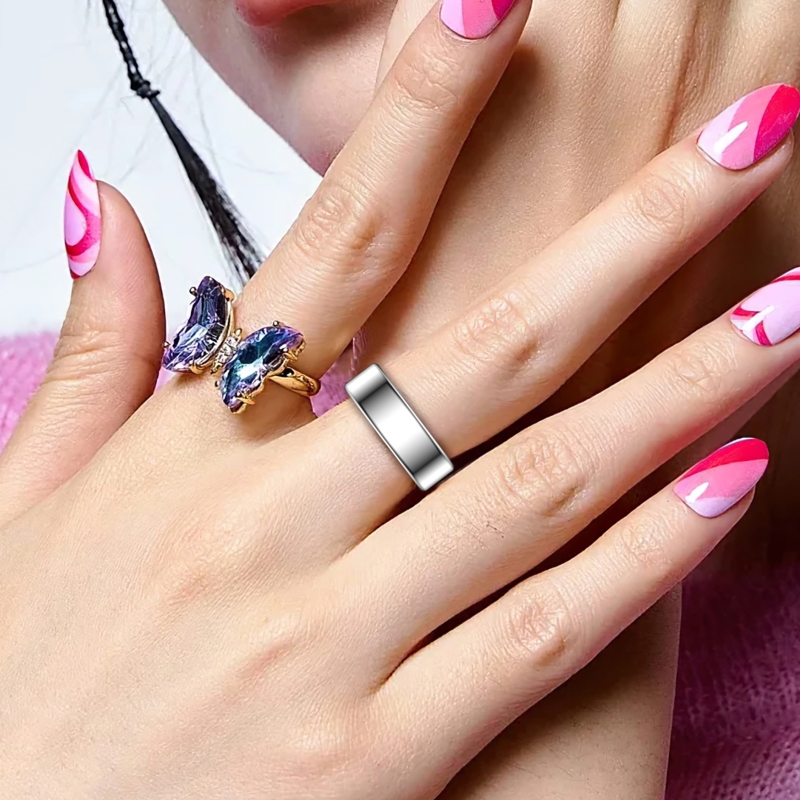 خاتم ذكي للرجال والنساء لتتبع  - مراجعة Men'S Fashion Rings وسعره