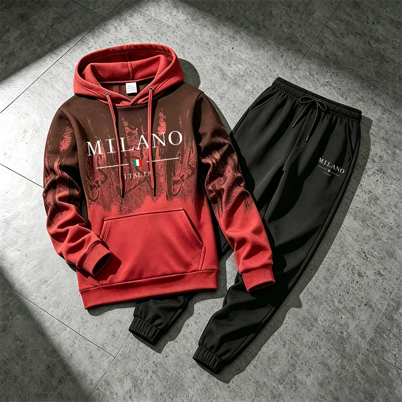 طقم رياضي رجالي جديد لعام 2026 - مراجعة Men'S Fashion Hoodie وسعره