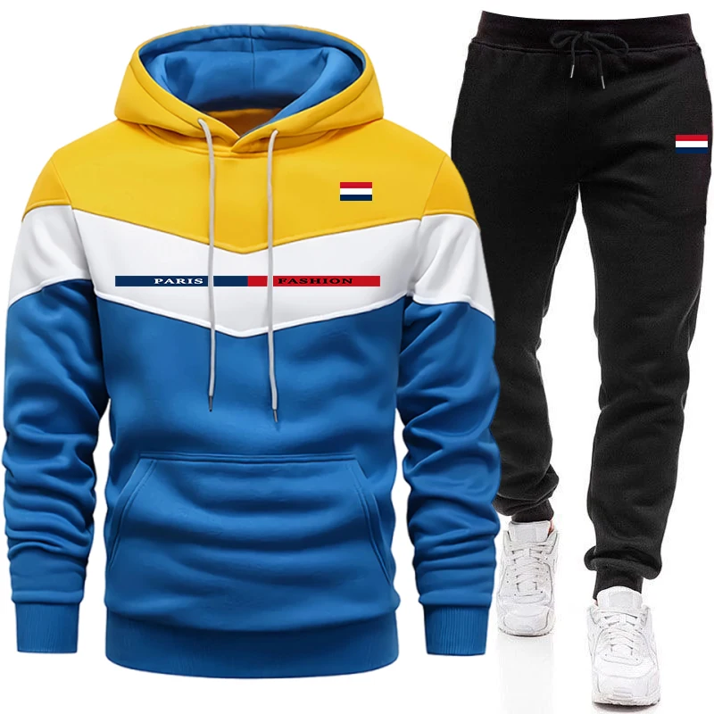 بدلة رياضية يومية للخريف والشت - مراجعة Men'S Fashion Hoodie وسعره