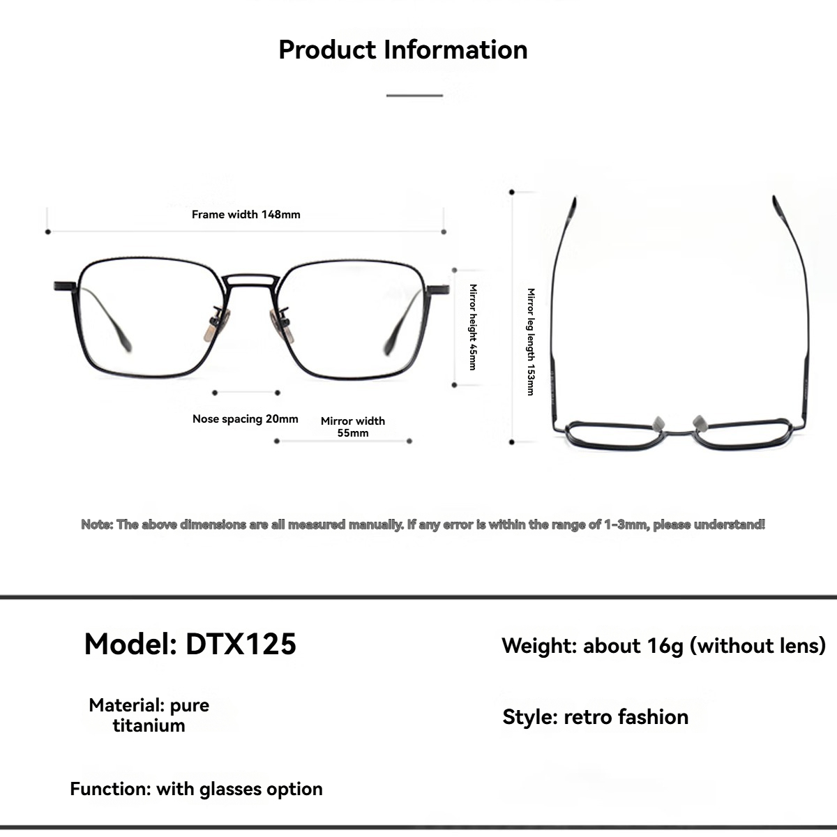 FYTOOMetal إطار عادي النظارات  - مراجعة Men'S Fashion Non Prescription Glasses وسعره