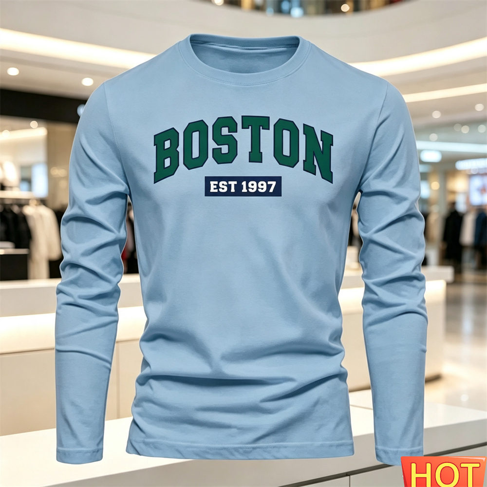 تي شيرت رجالي بأكمام طويلة للخ - مراجعة Mens Fashion Clothes وسعره