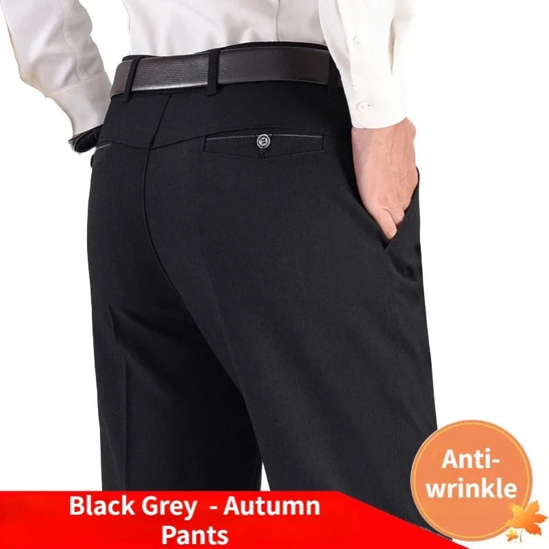 رجل الخريف سميكة رداء غير رسمي - مراجعة Formal Trouser Stretch وسعره