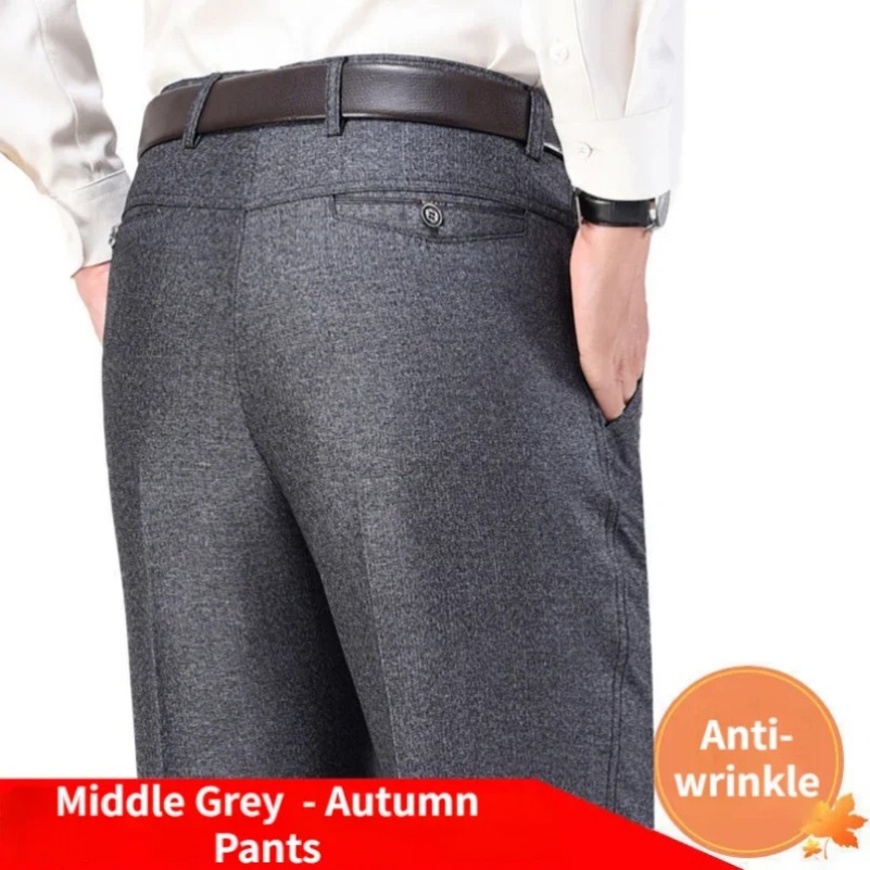 رجل الخريف سميكة رداء غير رسمي - مراجعة Formal Trouser Stretch وسعره