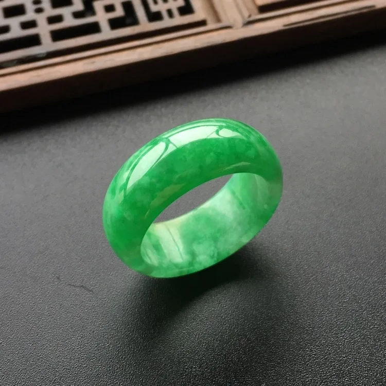 خاتم اليشم الأخضر الطبيعي ، تم - مراجعة Men'S Fashion Rings وسعره