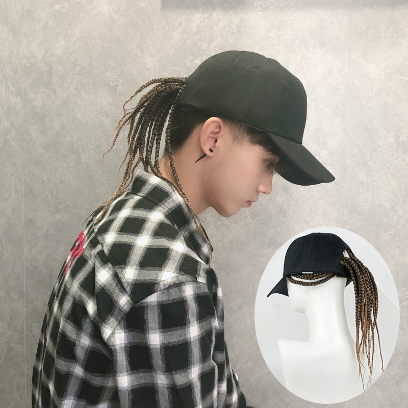 قبعة شعر مستعار صناعي مجعد للر - مراجعة Men Fashion Hair Style وسعره