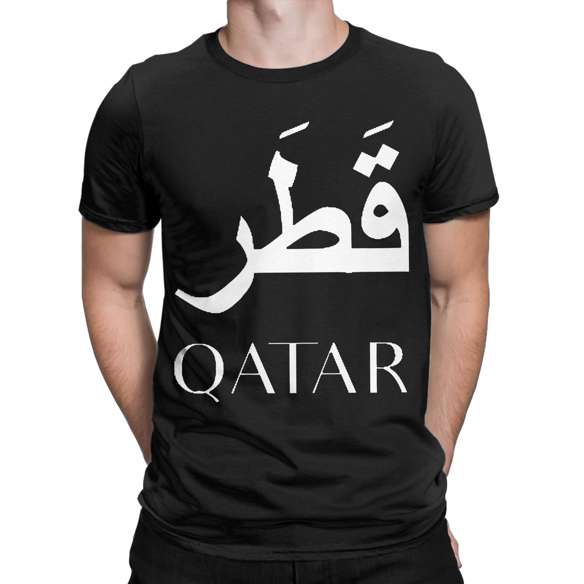 تي شيرت رجالي بتصميم الخط العر - مراجعة Men'S Fashion Qatar وسعره