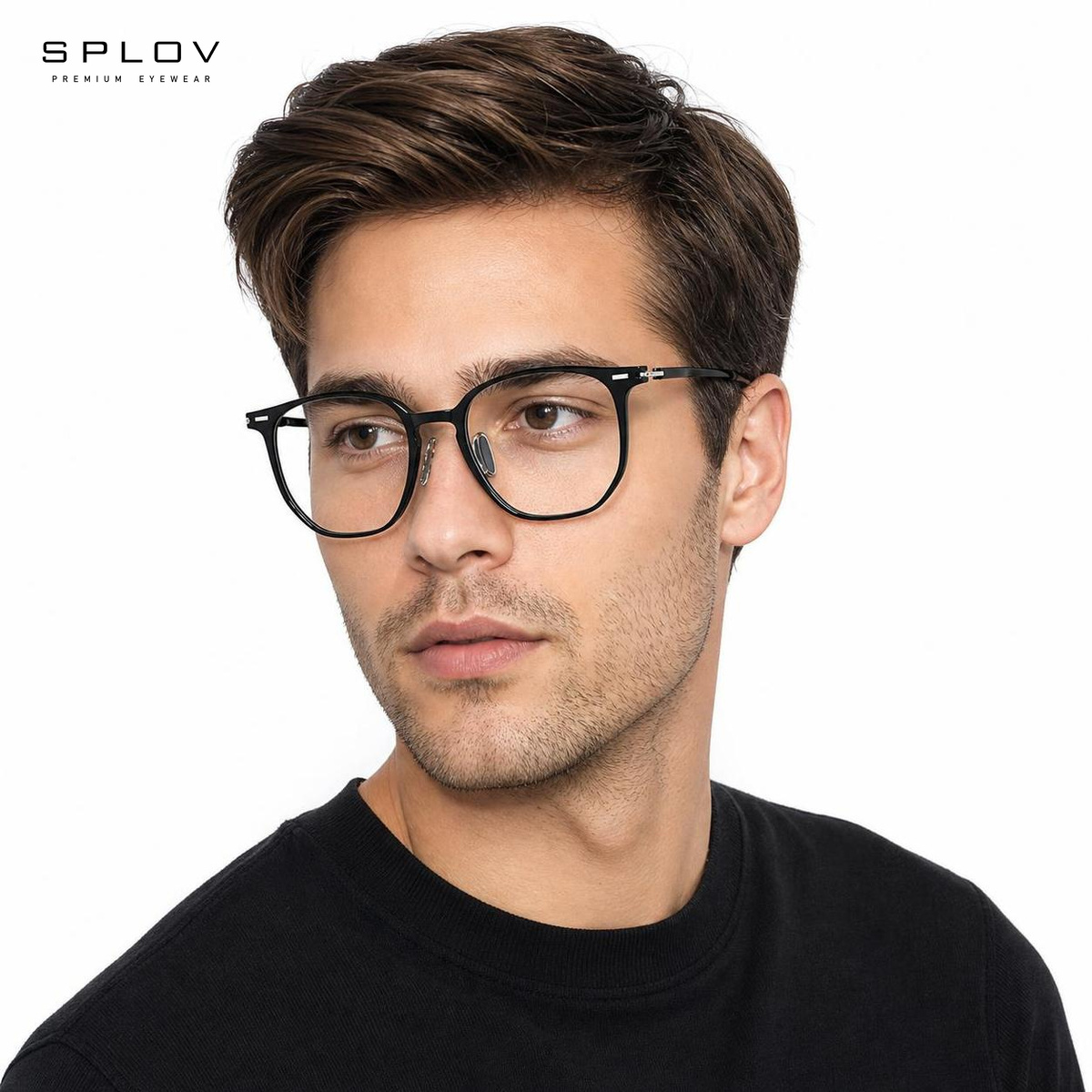 إطار نظارات خفيف الوزن كبير ال - مراجعة Men'S Fashion Non Prescription Glasses وسعره