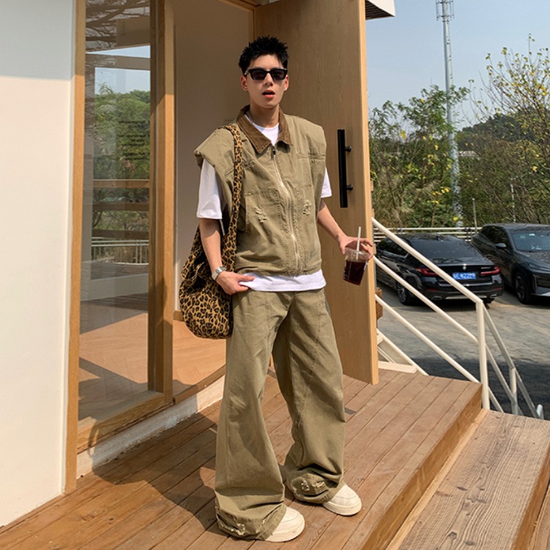 سترة دنيم رجالية بتصميم عصري م - مراجعة Men'S Fashion Pants وسعره