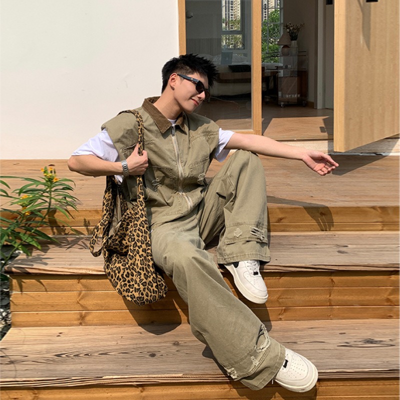 سترة دنيم رجالية بتصميم عصري م - مراجعة Men'S Fashion Pants وسعره