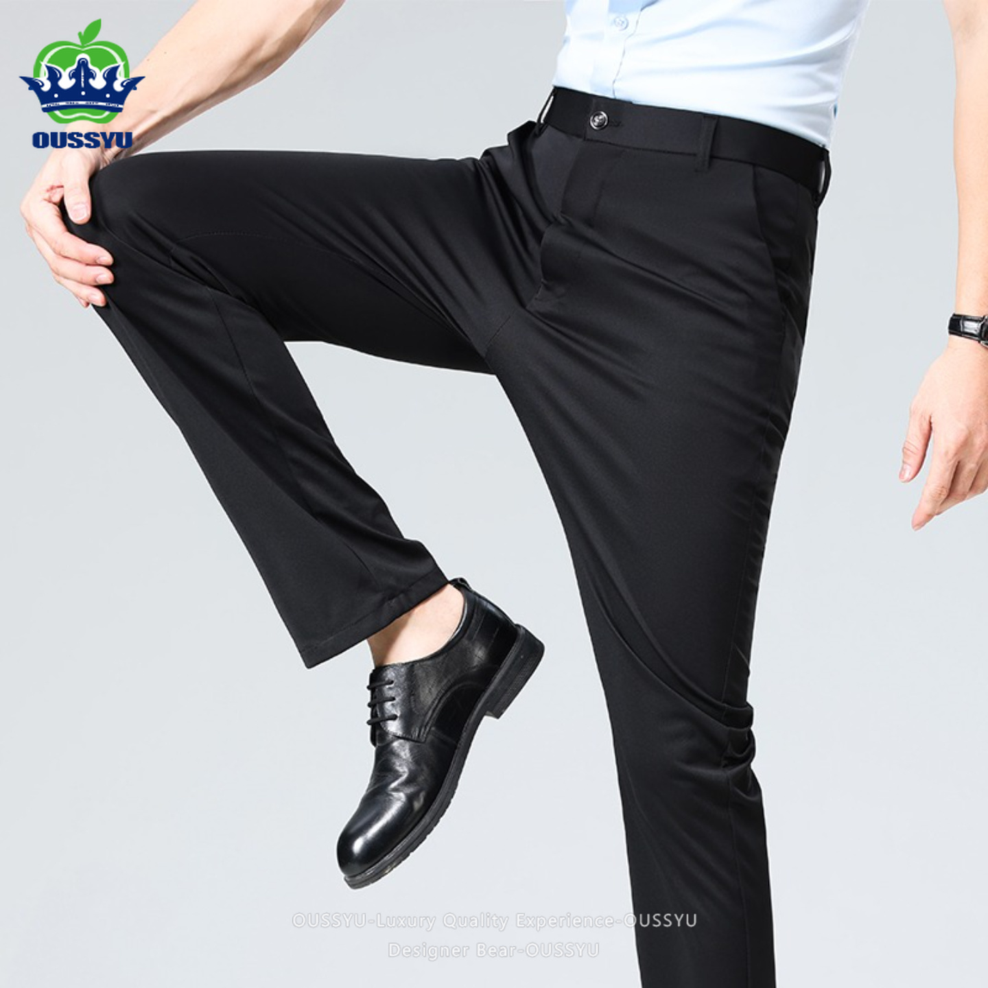 بنطلون رجالي صيفي رفيع مرن للأ - مراجعة Formal Trouser Stretch وسعره