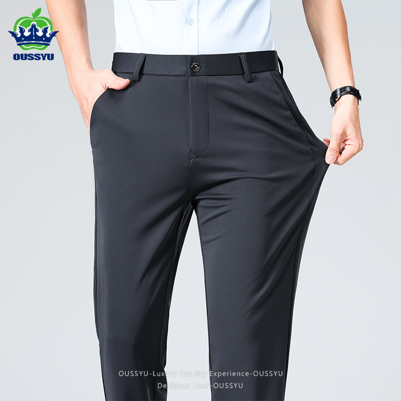 بنطلون رجالي صيفي رفيع مرن للأ - مراجعة Formal Trouser Stretch وسعره