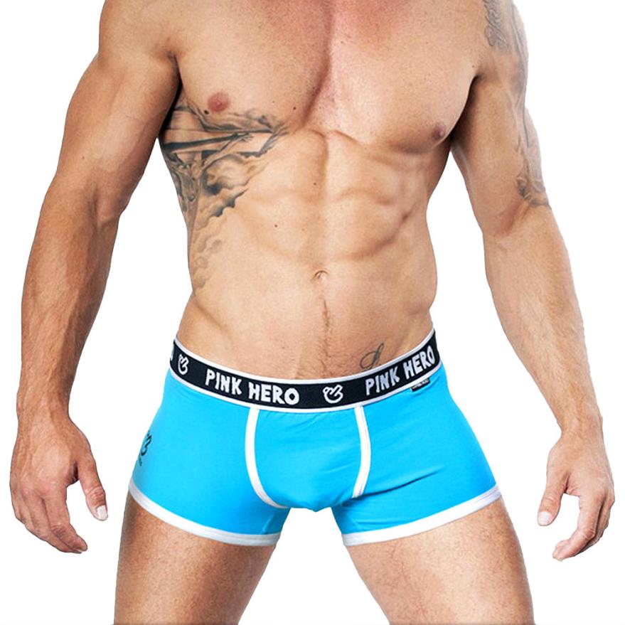 Pink Hero-شورت بوكسر رجالي ، م - مراجعة Men'S Fashion Underwear Brands وسعره