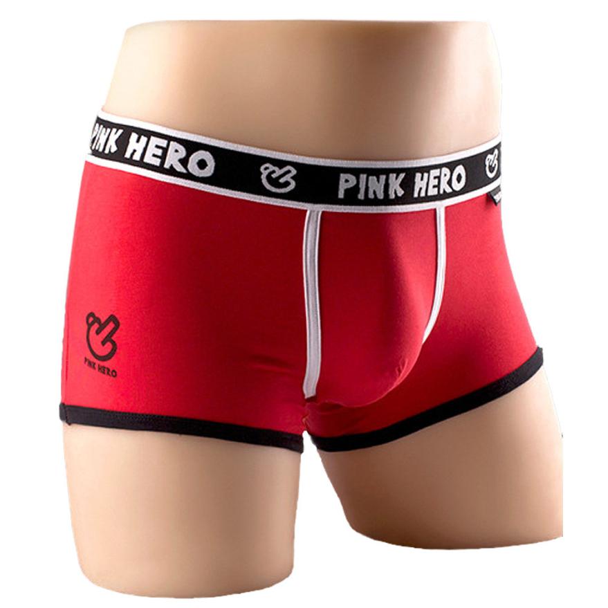 Pink Hero-شورت بوكسر رجالي ، م - مراجعة Men'S Fashion Underwear Brands وسعره