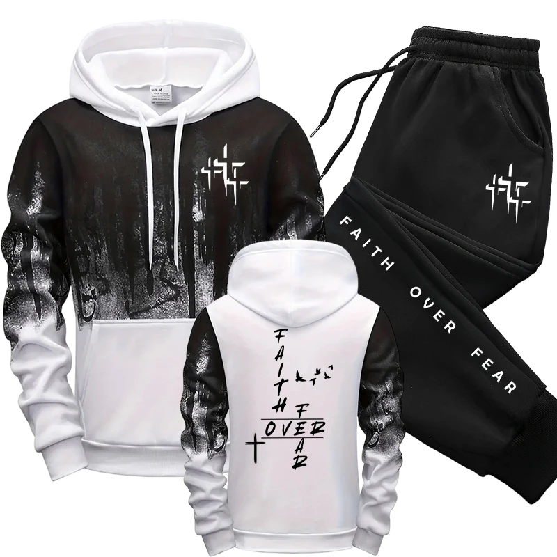 بدلة رياضية رجالية جديدة لخريف - مراجعة Men'S Fashion Hoodie وسعره