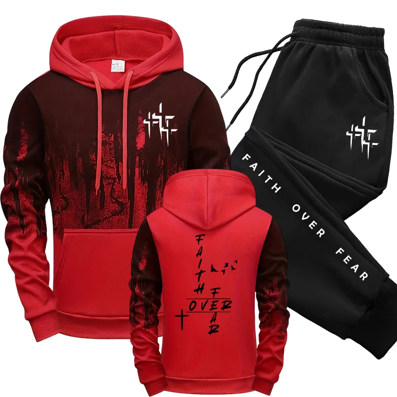 بدلة رياضية رجالية جديدة لخريف - مراجعة Men'S Fashion Hoodie وسعره