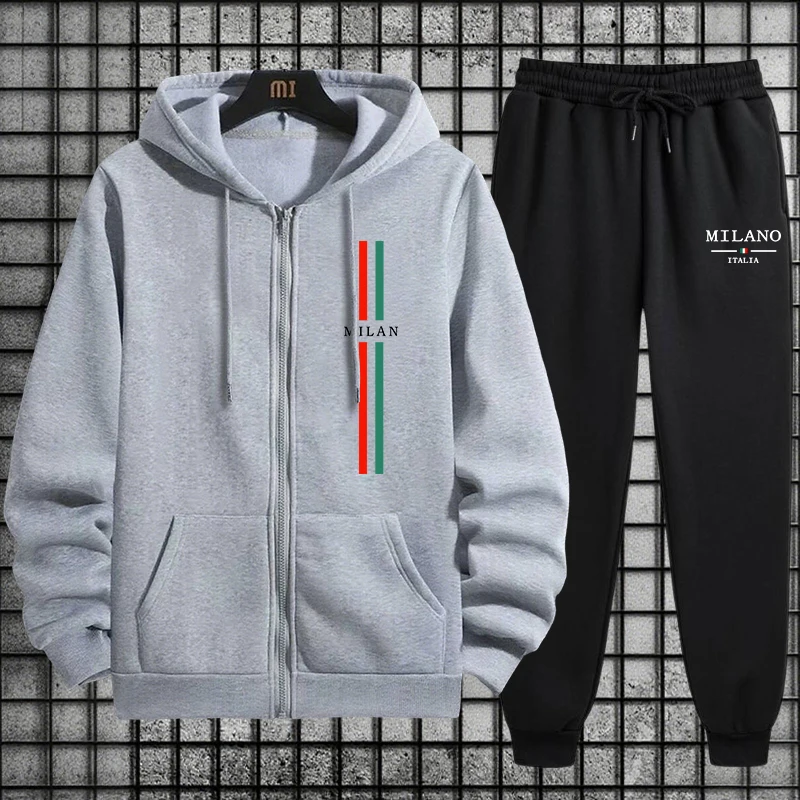 طقم رياضي رجالي عصري وعالي الج - مراجعة Milan Men'S Fashion وسعره