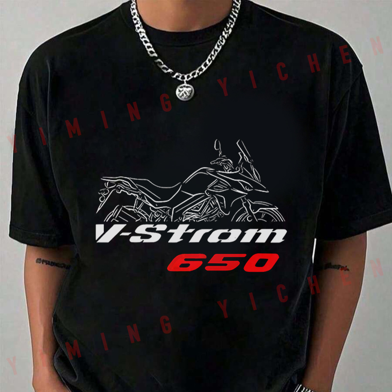 تي شيرت V-Strom 650 للدراجات ا - مراجعة Men'S Fashion V Neck T Shirts وسعره