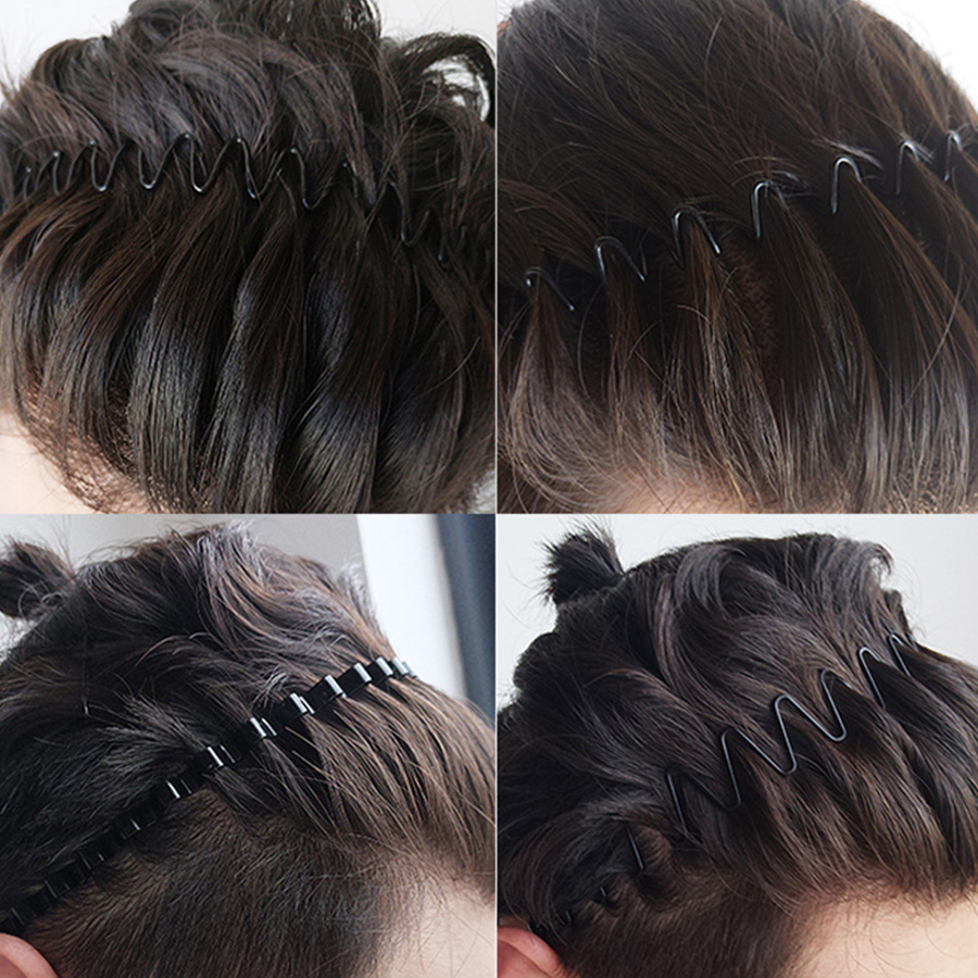 2-5 قطعة هيرباند متموج الربيع  - مراجعة Men Fashion Hair Style وسعره