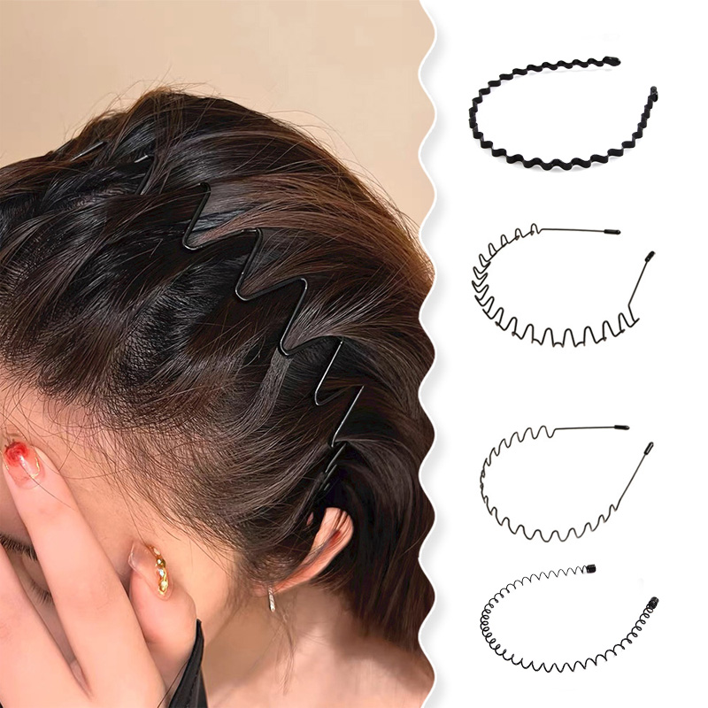 2-5 قطعة هيرباند متموج الربيع  - مراجعة Men Fashion Hair Style وسعره