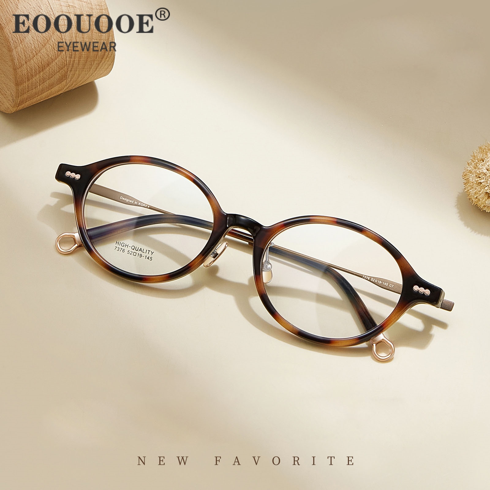 إطار نظارات بيضاوي جديد وعصري  - مراجعة Men'S Fashion Non Prescription Glasses وسعره