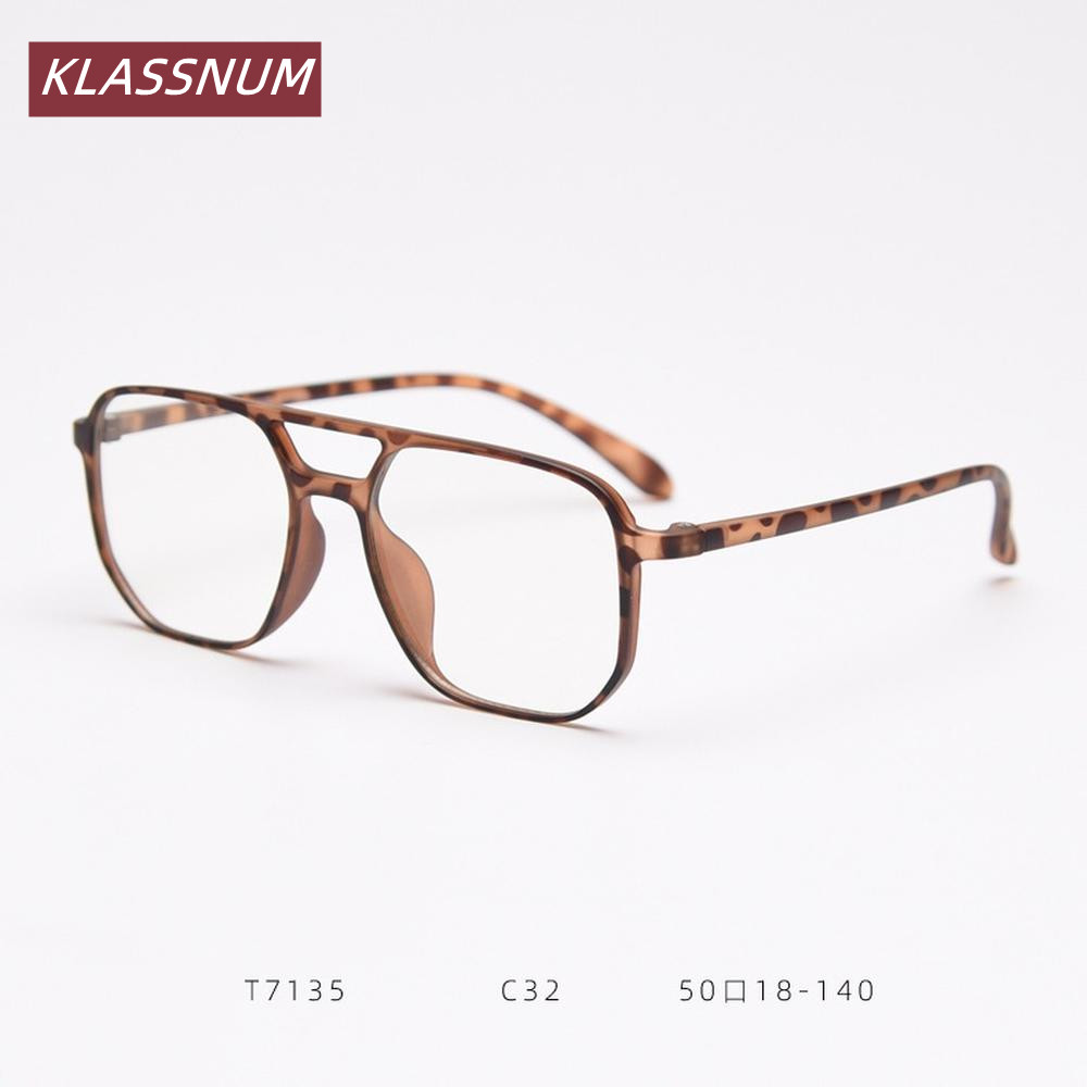 إطار نظارات مربع بجسر مزدوج من - مراجعة Men'S Fashion Non Prescription Glasses وسعره